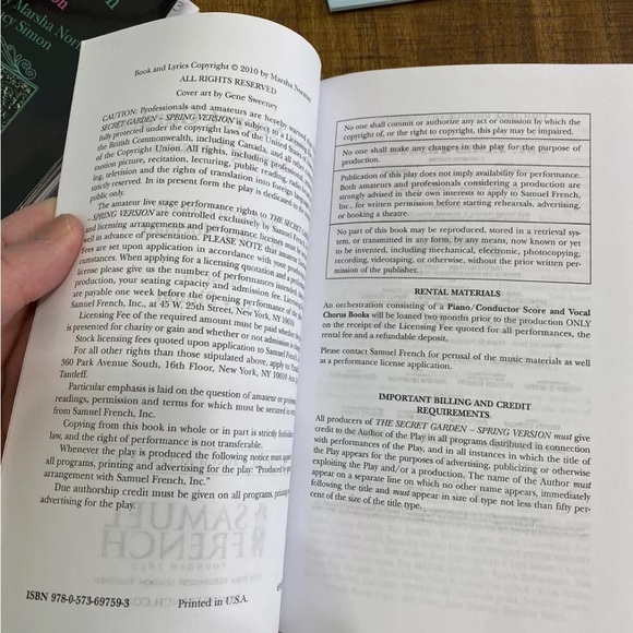 The Secret Garden Spring Version Play Script - Picture 3 of 4